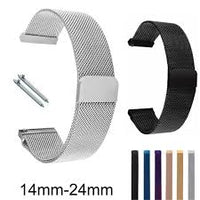 
              Boîtier en acier inoxydable argent, Bracelet Milanais: 38/40/41mm Silver
            