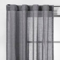 
              2pk Light Filtering Window Curtain Panels Gray - Made By Designa 160cm x 160cm
            