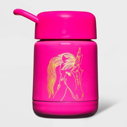 10oz Stainless Steel Unicorn Food Storage Container Pink - Cat & Jack