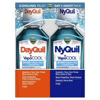 Vicks DayQuil & NyQuil Severe with Vapocool Cold & Flu Relief Liquid - Acetaminophen - 24 fl oz DLC: Mars/25
