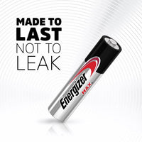 Batteries Energizer MAX AAA (paquet de 8), piles alcalines triple A