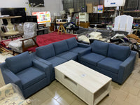 
              Salon Baleno 6-places Bleu
            