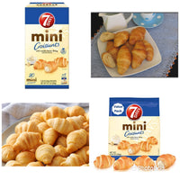 
              7Days Mini Croissants w/ Vanilla Flavor Filling 65g DLC: 09/30/23
            
