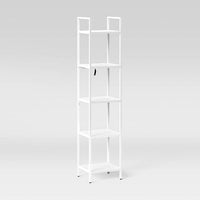 
              72" Loring Narrow Bookcase White - Project 62a
            