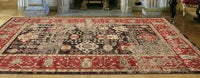 
              Un look antique de tapis au toucher soyeux, d'une construction en polyester facile à nettoyer, d'un bueking en coton naturel.  Couleurs naturelles et tonel jusqu'à 120 couleurs, look de luxe. 1m60 x 2m13. SORE
            
