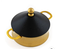 
              Pot chaud en acier inoxydable doré noir ( 2 Pcs )
            