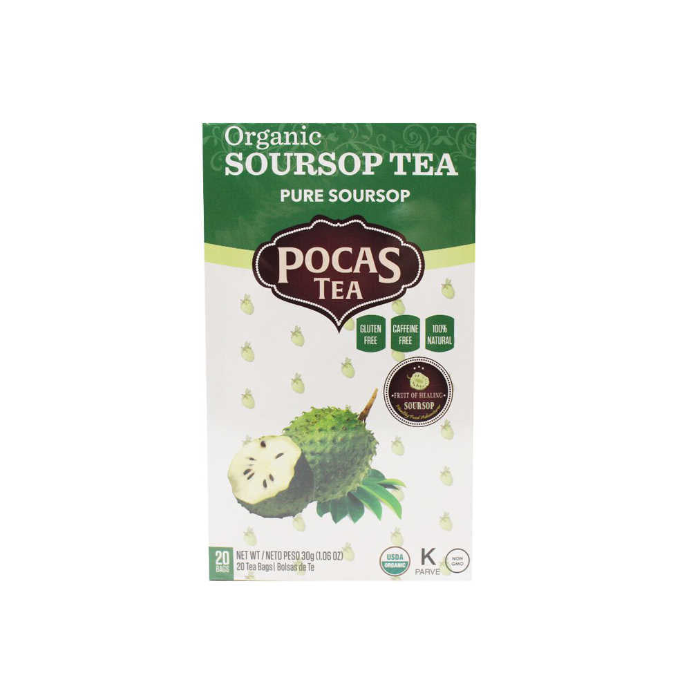 Pocas Organic Soursop Tea 20 Sachets