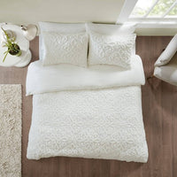 
              AMBER duvet cover setTFTD K/CK CHNL DC SET WHT
            