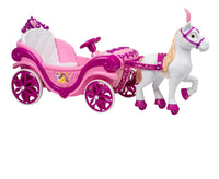 
              Disney Princess Royal Horse and Carriage Girls 6V Ride-On Toy
            