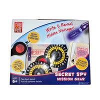 
              Secret Spy Mission Gear Kid Top Secret Activity Booklet Code Set Kit Play 2 Play
            