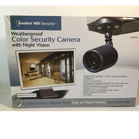 Weatherproof Color Security Camera with Night Vision