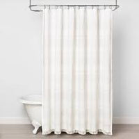 Woven Shower Curtain White - Threshold