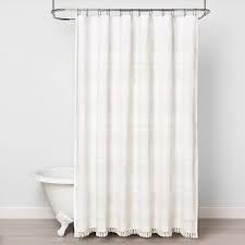 Woven Shower Curtain White - Threshold