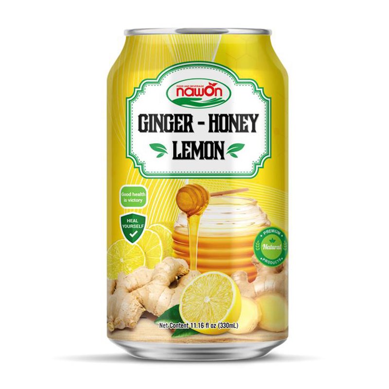 Nawon Ginger - Honey Lemon - 11.16 oz/330mL DLC:08-FEV/23