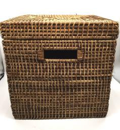 Meubles asiatiques panier Bali panier de rangement panier panier étui accessoire étui jacinthe d'eau