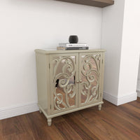 Wood Glam Cabinet