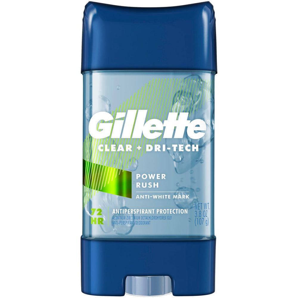 Gillette Clear + Dri-Tech Power Rush 107g MCI