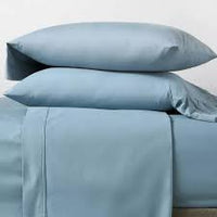 
              Twin 300 Thread Count Ultra Soft Fitted Sheet Set Night Indigo - Threshold
            