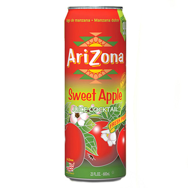 Arizona Tea Sweet Apple 23 Oz Big Cans DLC: DEC/2021