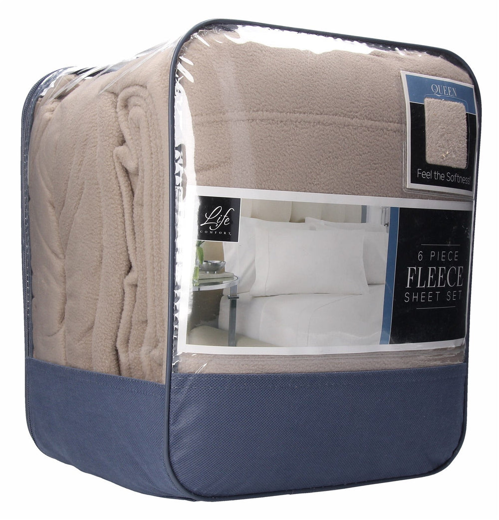 NEMCOR QUEEN FLEECE Sheet, 2Pc