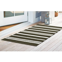 
              76cm x 102cm Outdoor Rug Black Stripe - Thresholda designed with Studio McGee
            