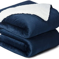 Bedsure - Cobijas y mantas con forro polar aborregado
