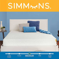 Matelas 1 Place Simmons 8" Medium Gel Memory Foam