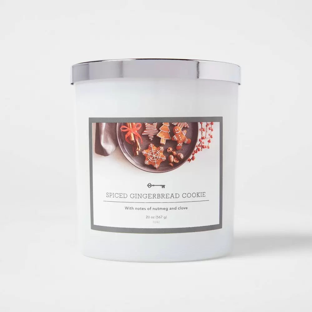 20oz Core 3-Wick Jar Christmas Velvet Candle - Threshold