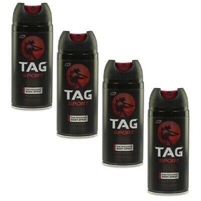 Tag Sport Power Fine Fragrance Bodyspray Men Body Spray Each 3.5 Fl Oz