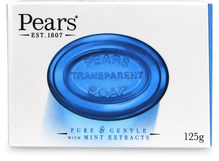 Pears Bar Mint (Blue) 125g