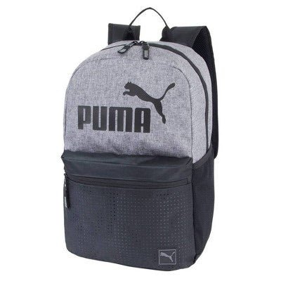 Puma 18.5" Backpack - Heather Gray/Black