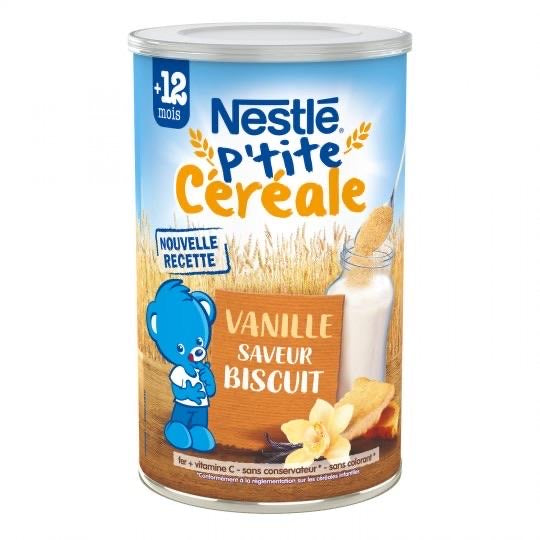 nestlé - p'tite cereale Vanille Saveur Biscuits DLC: NOV/21