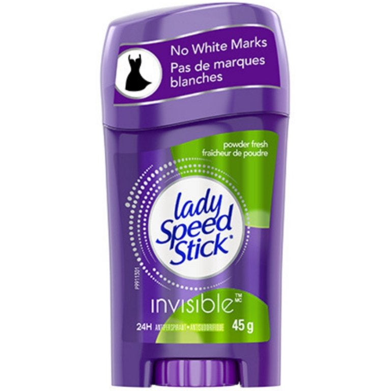 Déodorant antisudorifique sec invisible Lady Speed Stick, frais en poudre, 1,4 Oz DLC: Fev26
