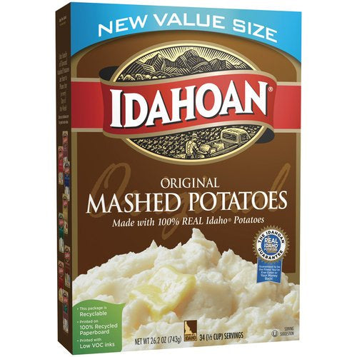 Idahoan purée de pommes de terre originale 743g DLC: 28 SEPT 2023