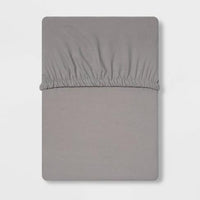 
              Queen 300 Thread Count Ultra Soft Fitted Sheet Gray - Threshold™
            