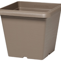 Promo * Plastecnic Vaso Quadro Terrae Terracotta 30cm/ 12L