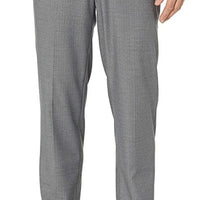 Kenneth Cole Reaction Slim Fit Stretch Textured Grid Drawstring Waist Dress Pants
