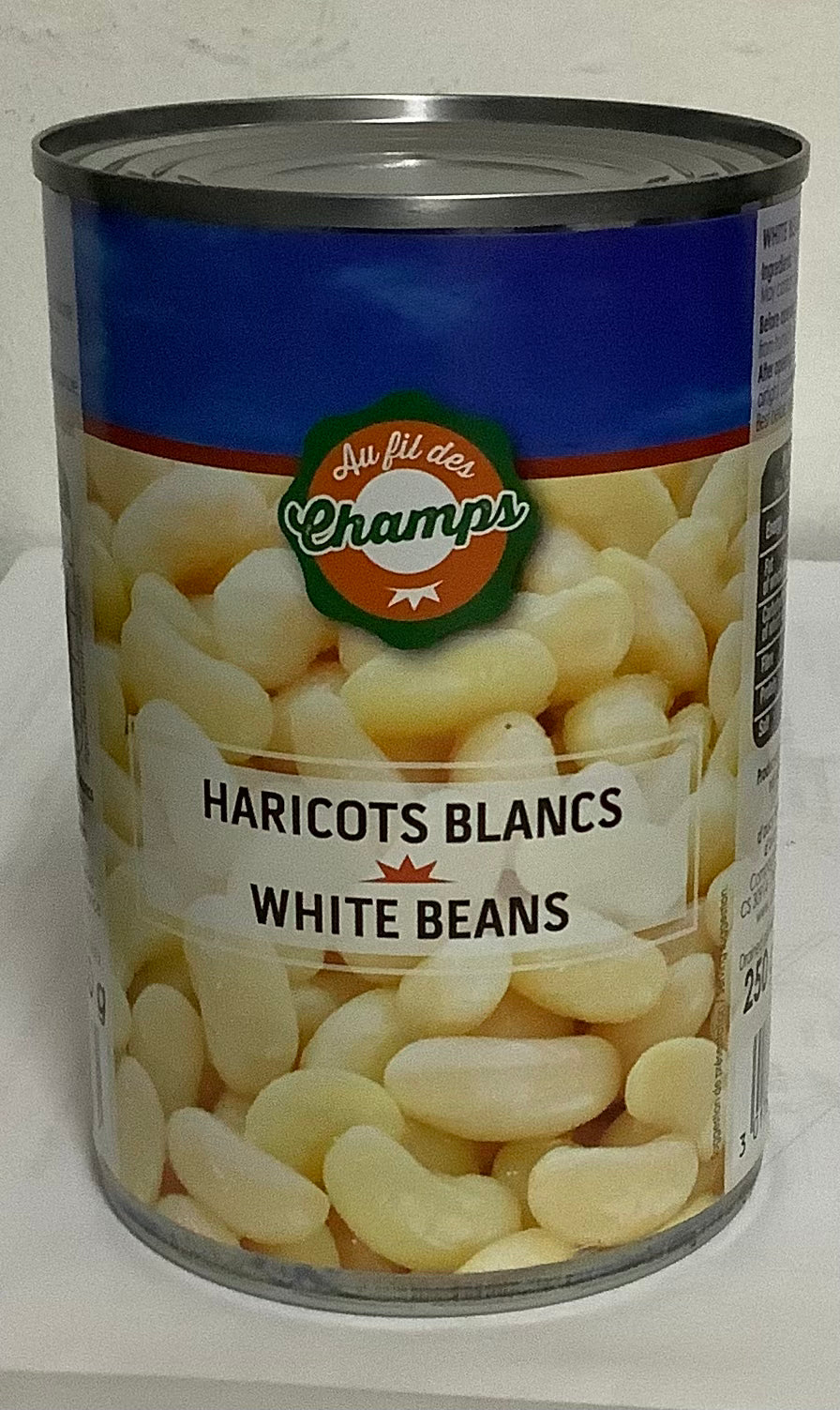 Au Fil Des Champs Haricots blanc DLC: 31/05/2025 MCI