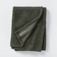 Boucle with Plush Reverse Throw Blanket Green - Threshold™ designed with Studio McGee