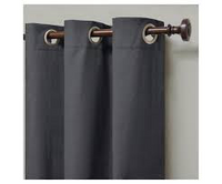
              42"x84" Windsor Blackout Curtain Panel Charcoal - Eclipse
            