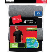 4 pack Classics Comfort Soft Dyed Crew T-Shirt