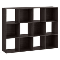 
              11" 12 Cube Organizer Shelf Espresso Brown - Room Essentialsa
            