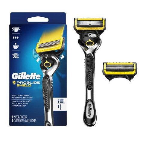 Gillette ProGlide Shield Men's Razor + 2 Razor Blade Refills
