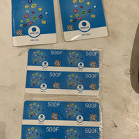 Carte Telecel 1,000 Fcfa 2,000 Fcfa 500 Fcfa