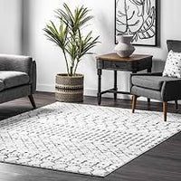 
              nuLOOM Moroccan Blythe Area Rug, 4' x 6', x Grey/Off-white
            