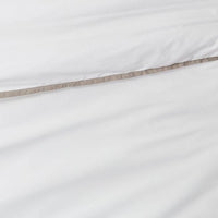
              Full/Queen Hotel Border Frame Comforter & Sham Set White/Birch - Threshold Signature™
            