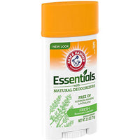 Arm & Hammer Essentials Natural Deodorant, Fresh 2.5 oz