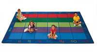 
              Tapis pour enfants 8612 Tapis de siège coloré 7'6" x 12', rectangulaire, multicolore
            
