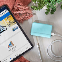 
              Batterie portable, 4k mAh, Aqua
            