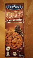 Cookies aux pépites de chocolat et à la nougatine - Arizona - 200 g e DLC: AVRIL /22